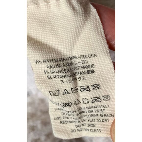 Free People Ventura Creamy Waffle Weave Thermal BOHO TUNIC SHIRT TOP sz M - Picture 7 of 8